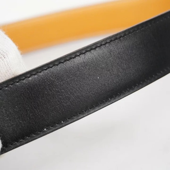 Authentic HERMES Constance H belt black and brown 70cm - Picture 4 of 11